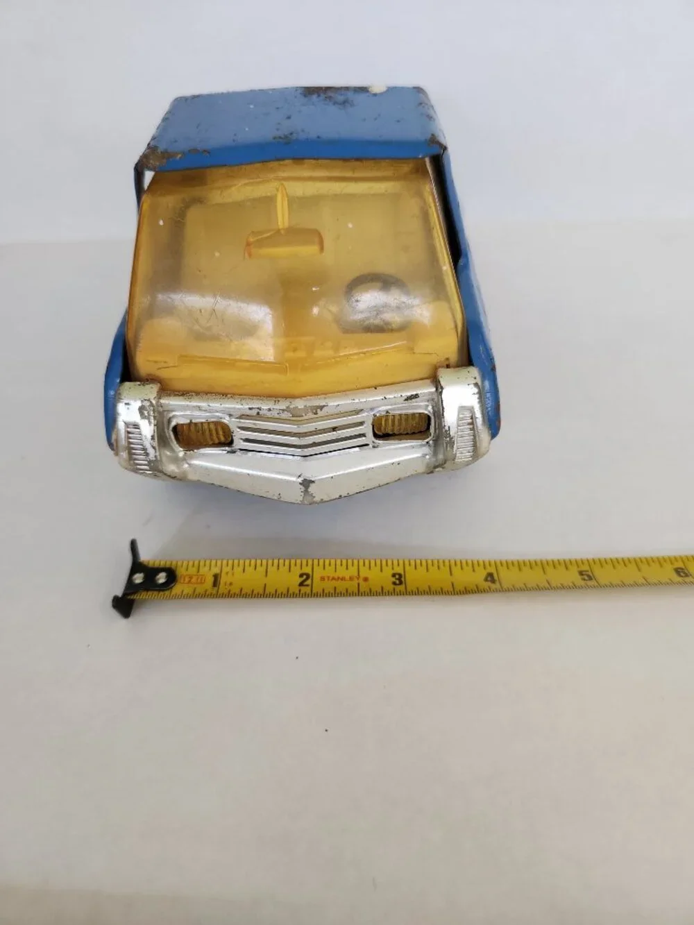 Vintage Tonka Toy Pick-up Truck 1970’s Pressed Steel Blue Metal Retro Look T1